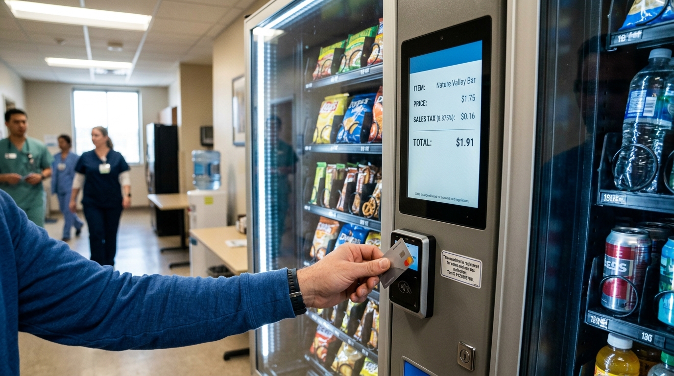 tax on vending machine business
