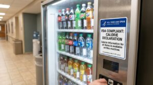 image of a fda compliant vending machine