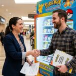 2 people happy over a successful Pokemon Vending Machine Placement Agreement