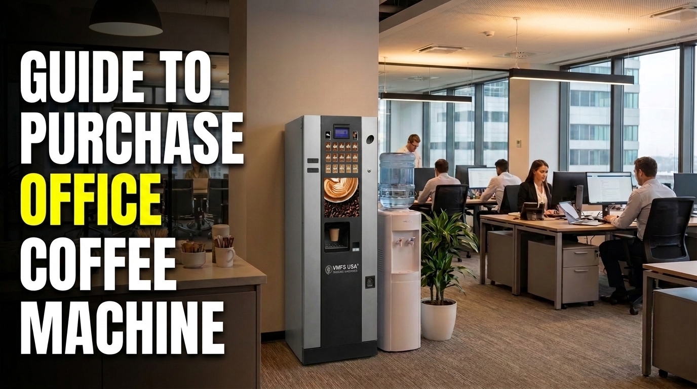 VMFS USA coffee machine placed in an office